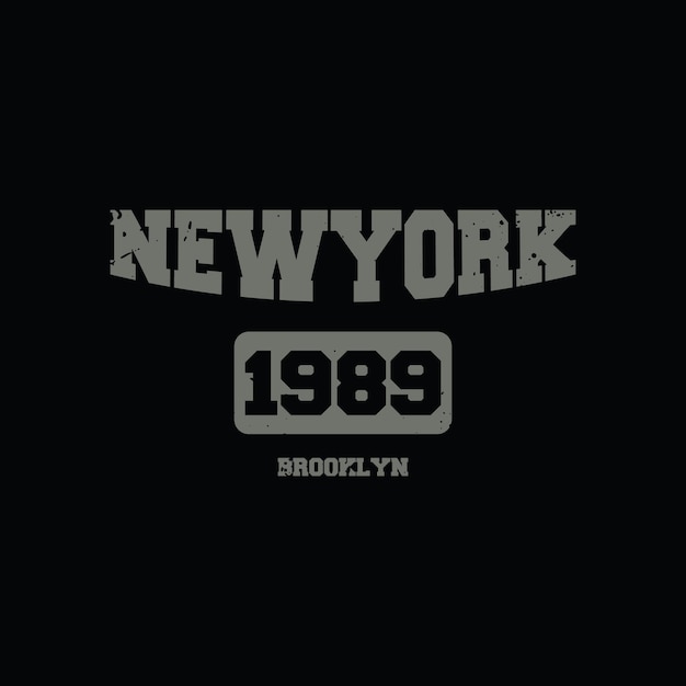 Diseño de camiseta y ropa de nueva york