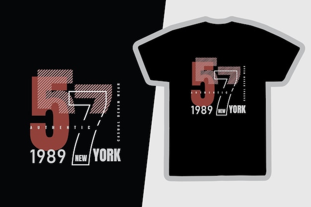 Diseño de camiseta y ropa de nueva york