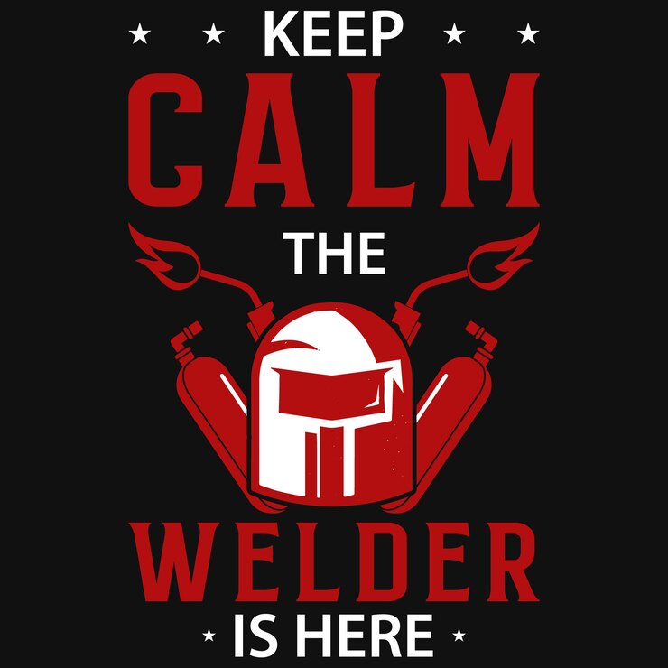 Vector diseño de camiseta de soldadura.