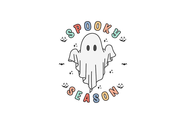 Diseño de camiseta Spooky Season