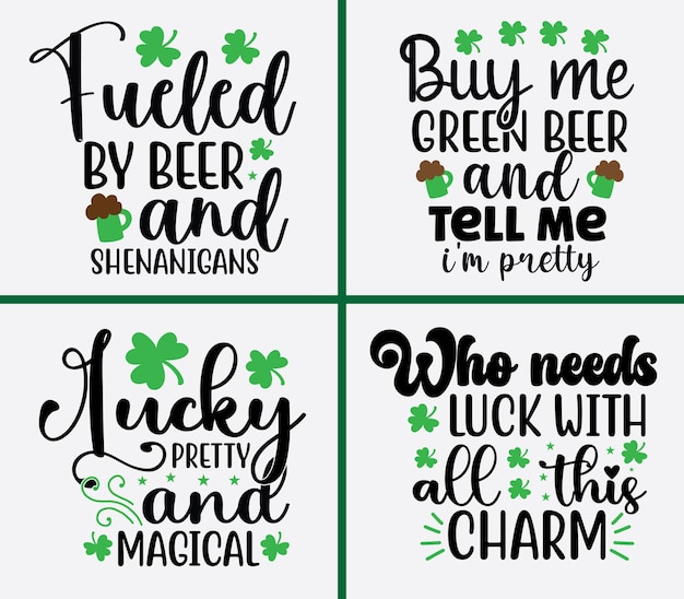 Diseño de camiseta de Stpatricks svg