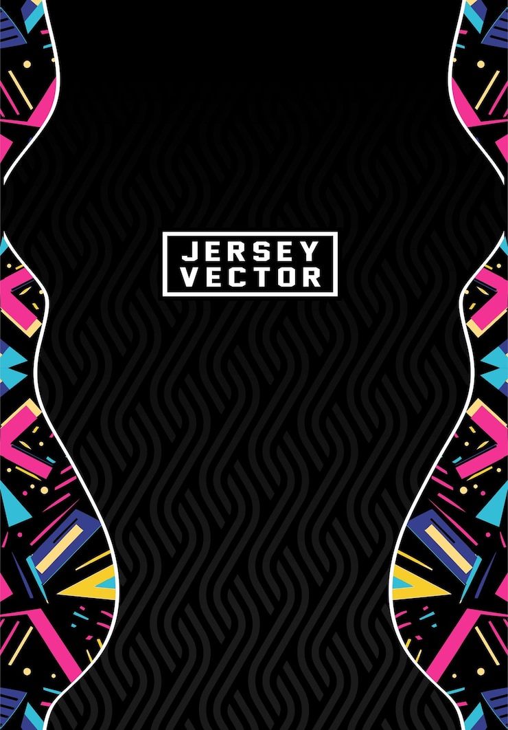 Vector diseño de la camiseta de sublimación completa