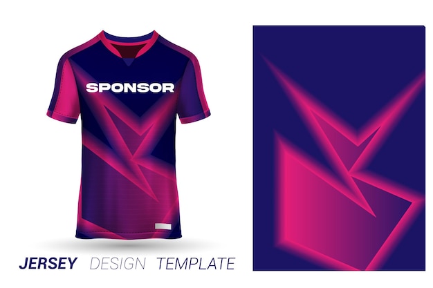 Diseño de camiseta de sublimación plantilla de camiseta deportiva de fútbol diseño de camiseta deportiva