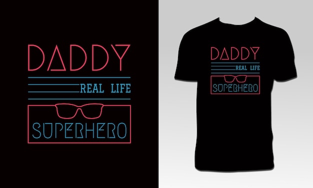 Diseño de camiseta de superhéroe de la vida real