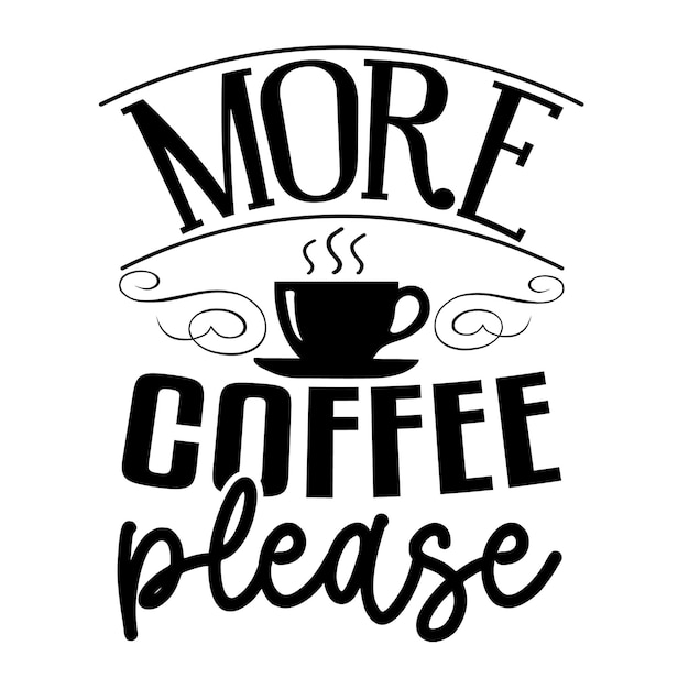 Diseño de camiseta SVG de café