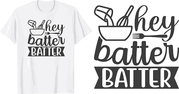 Diseño de camiseta svg de cocina