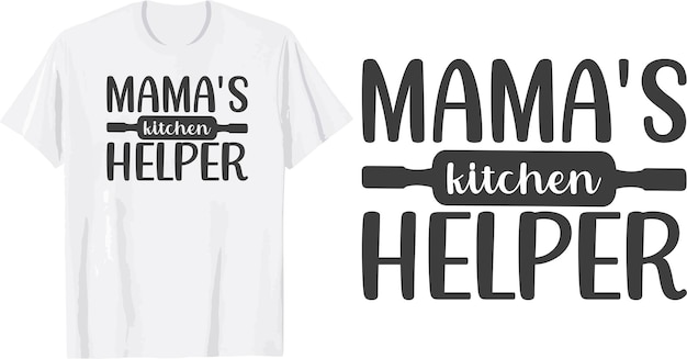 diseño de camiseta svg de cocina