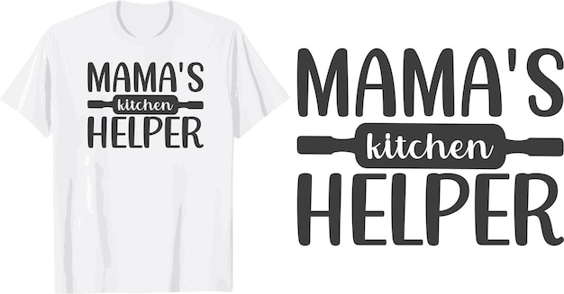 Diseño de camiseta svg de cocina