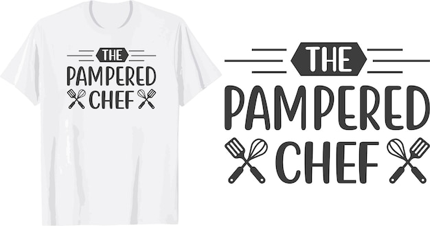 Diseño de camiseta svg de cocina