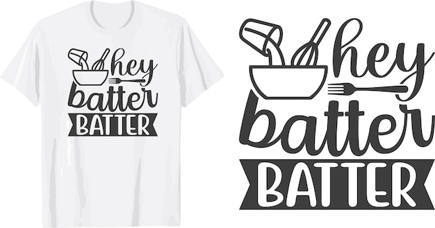 Diseño de camiseta svg de cocina