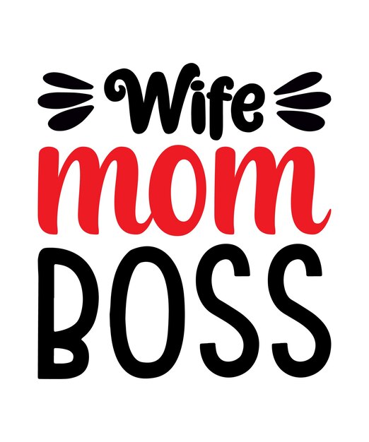 Diseño de camiseta Svg del día de la madre
