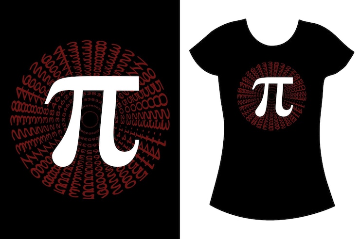 Vector diseño de camiseta svg del día pi. feliz regalo artesanal del día pi para el maestro.