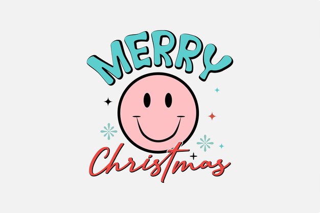 Diseño de camiseta SVG de Feliz Navidad