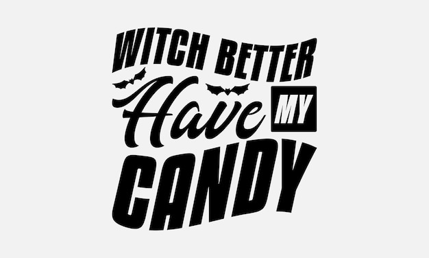 Diseño de camiseta Svg de Halloween Diseño de tipografía Impresión en un gran póster Mog Etc.