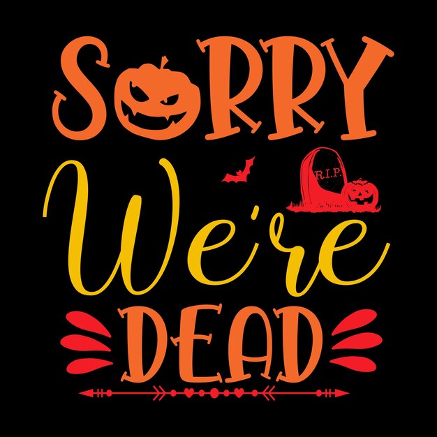 Vector diseño de camiseta svg de halloween