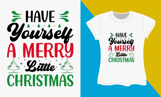 Diseño de camiseta SVG de Navidad. Diseño de camiseta de tipografía navideña