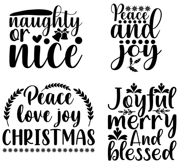 Diseño de camiseta SVG de Navidad