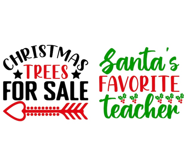 Diseño de camiseta SVG de Navidad