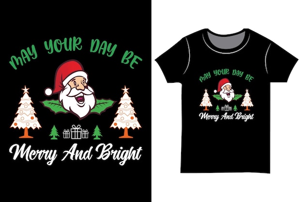 Diseño de camiseta SVG de Navidad.