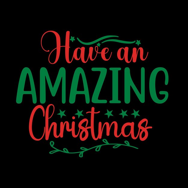 Diseño de camiseta SVG de Navidad