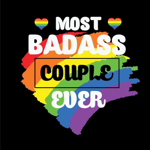 El diseño de la camiseta SVG de la parte LGBT, el diseño de los archivos SVG cortados, el diseño del diseño vectorial de la parte tipografía LGBT.