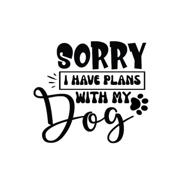 Vector diseño de camiseta svg para perros