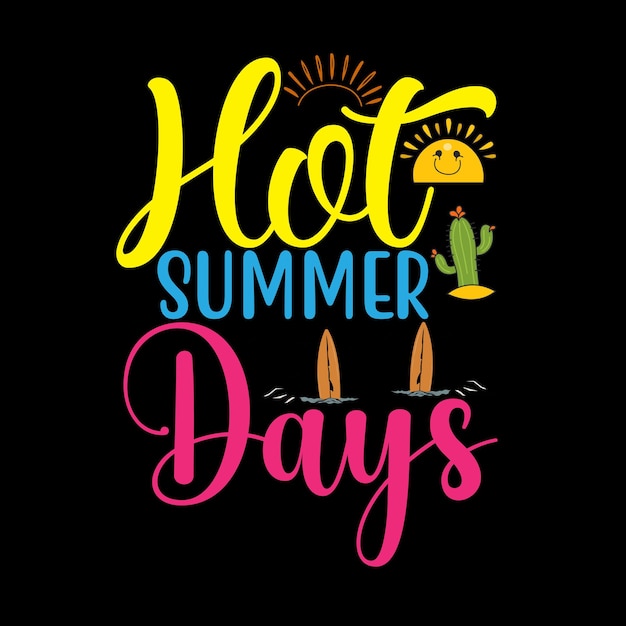 Diseño de camiseta Svg de verano