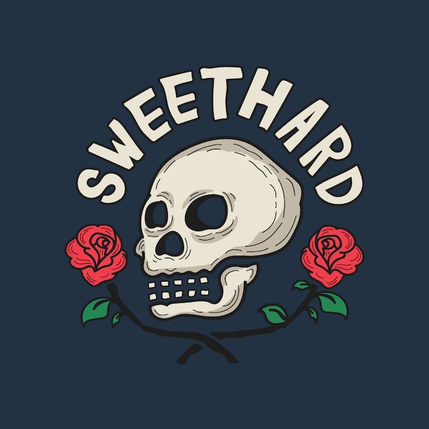 Diseño de la camiseta de sweethard