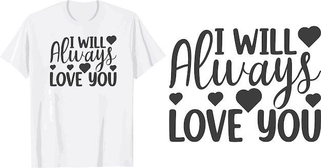 Vector diseño de camiseta y taza velentine svg