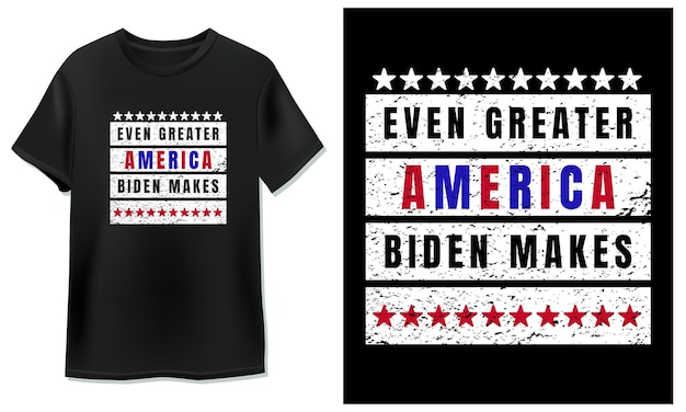 Diseño de camiseta de tipografía del 4 de julio