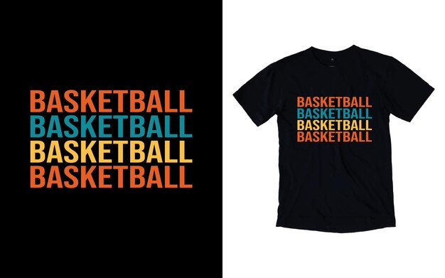 Diseño de camiseta de tipografía de baloncesto vectorial Citas de baloncesto