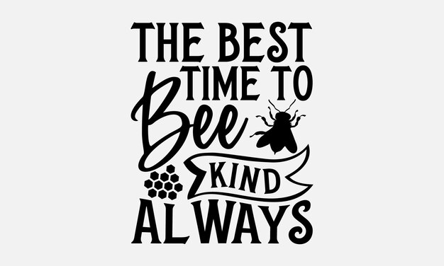 Diseño de camiseta de tipografía Bee svg