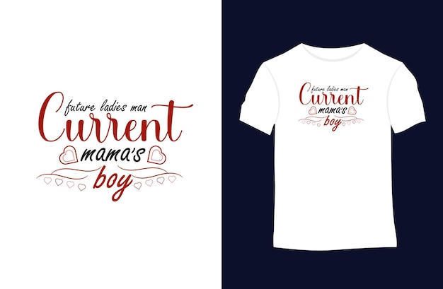 Diseño de camiseta de tipografía de citas de San Valentín o amor