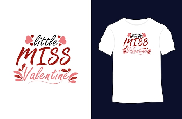 Diseño de camiseta de tipografía de citas de San Valentín o amor