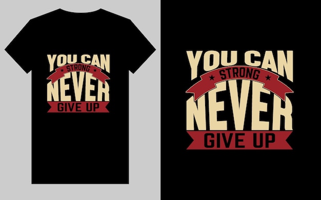 diseño de camiseta de tipografía creativa