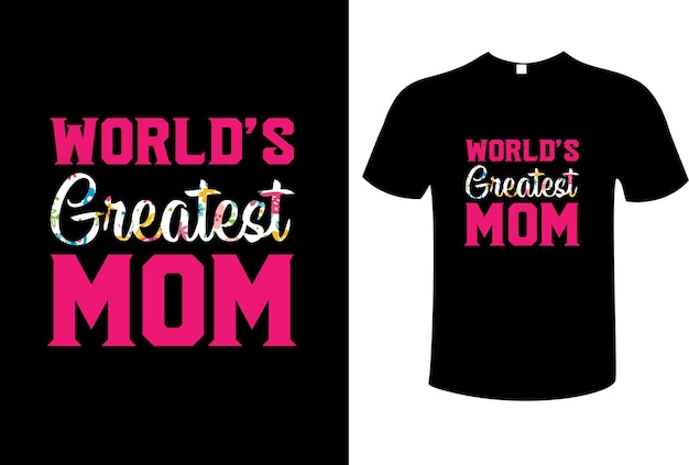Diseño de camiseta de tipografía del día de la madre.