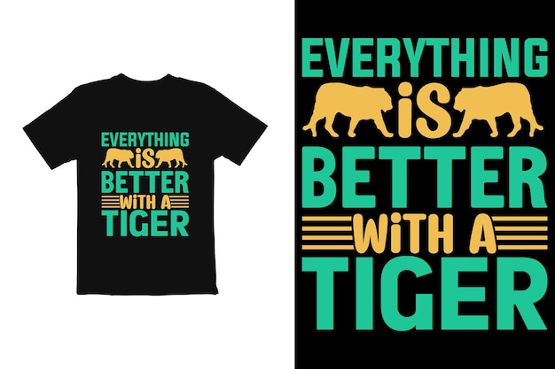 Diseño de camiseta de tipografía. Diseño de camiseta con citas de animales.