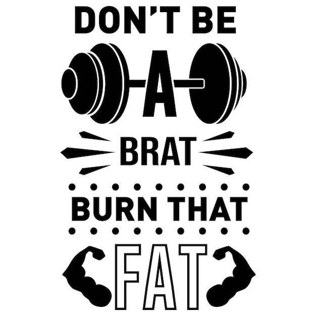 Diseño de camiseta de tipografía de entrenamiento.