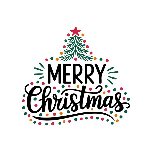 Diseño de camiseta de tipografía de feliz navidad