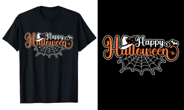 Vector diseño de camiseta de tipografía de halloween