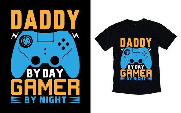 Diseño de camiseta de tipografía de juegos vectoriales Camiseta de juegos Camiseta de citas de juegos