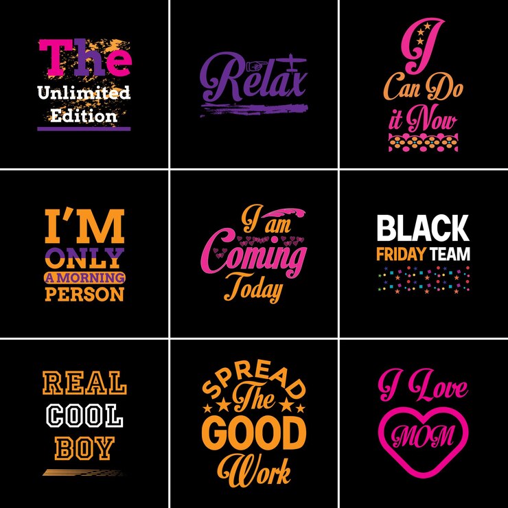 Diseño de camiseta de tipografía de letras vectoriales