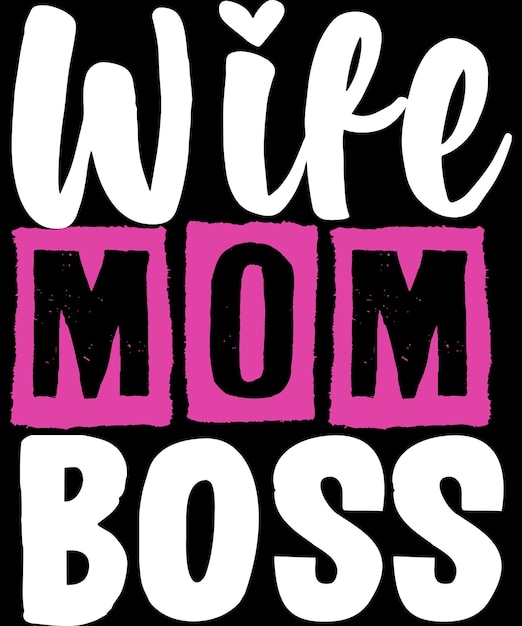 Diseño de camiseta de tipografía de mamá madre
