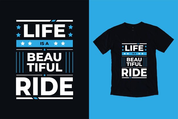Diseño de camiseta de tipografía mínima e inspiradora