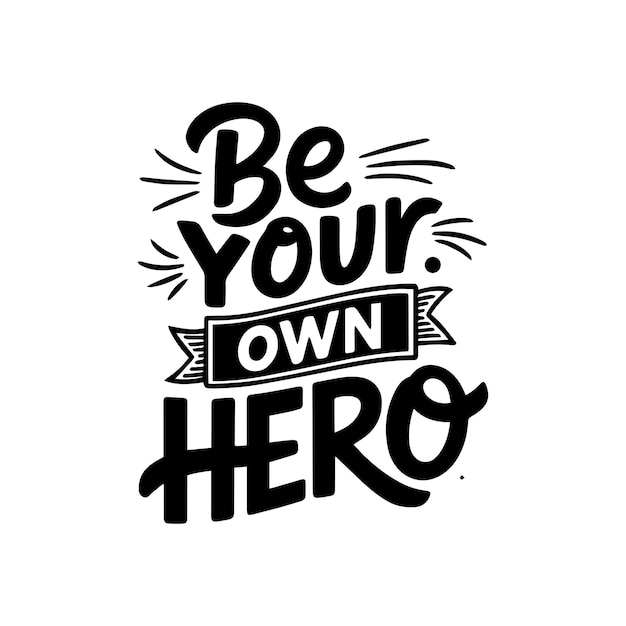 Diseño de camiseta de tipografía motivacional.