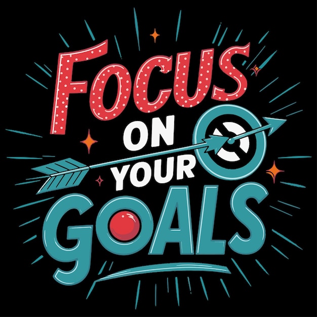 Diseño de camiseta de tipografía motivacional.