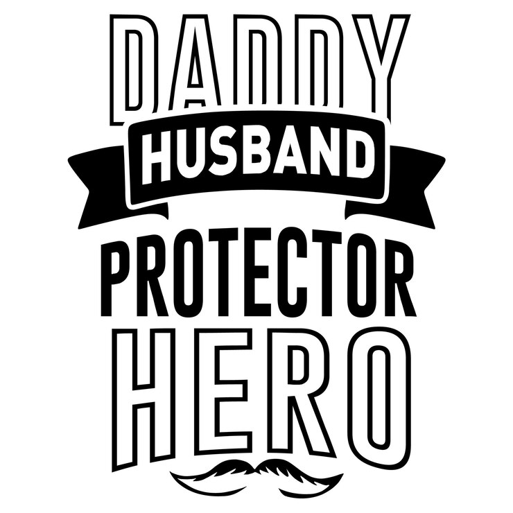 diseño de camiseta de tipografía de papá