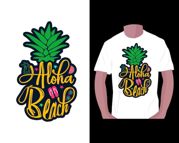 Diseño de camiseta de tipografía de verano diseño de camiseta de citas de verano