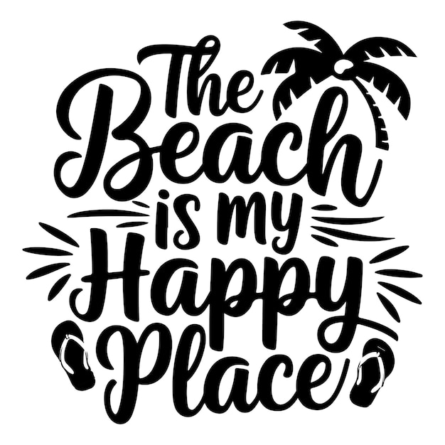 Diseño de camiseta de tipografía de verano.