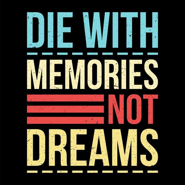 Diseño de camiseta tipografía